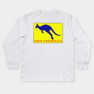 Save Australia Kids Long Sleeve T-Shirt